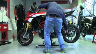 Caballete Moto Elevador Central ConStands Power Ducati Multistrada 1200 Tutorial [upl. by Peedsaj165]