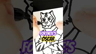 Draw Fortnite’s Oscar lineart fortnite drawing [upl. by Richmal]