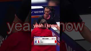 RED CARD 🟥 but he still WON Alex Lanier vs Loh Kean Yew Denmark Open 2024 [upl. by Magna55]