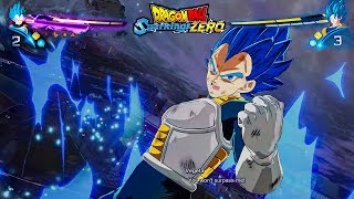 DRAGON BALL Sparking ZERO  Infinite Blue Evolution SSBE Transformation Update Gameplay [upl. by Anohr947]