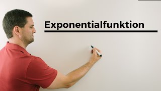 Exponentialfunktion aufstellen mit 2 Punkten Funktionsgleichung bestimmen  Mathe by Daniel Jung [upl. by Chaker968]