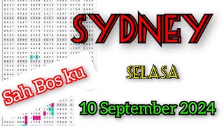 Tarikan Paito Sydney Selasa 10 September 2024Prediksi Sdy Hari iniRumus Sdy Jitu [upl. by Anahtor]