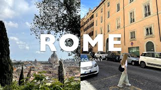 i went to rome for 3 days 🇮🇹  mini travel vlog [upl. by Bodkin162]