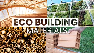 10 EcoFriendly Building Materials  Sustainable Design [upl. by Egres]