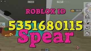 SPEAR Roblox Song Codes [upl. by Lebasile534]