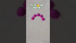 Simple Rangoli  Satisfying Rangoli  Easy Rangoli Tips and Tricks  ASMR rangoli satisfying asmr [upl. by Enattirb]