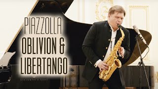 Astor Piazzolla Oblivion Libertango Sergey Kolesov  saxophone Alexander Kashpurin  piano [upl. by Ahsienad]