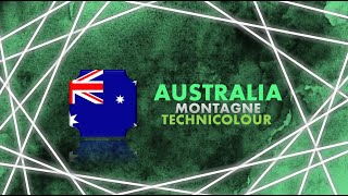 MONTAGNE  TECHNICOLOUR  1 HOUR LOOP  AUSTRALIA  EUROVISION 2021 [upl. by Kelleher]