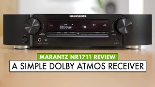 SIMPLE Home Theater Receiver Marantz NR1711  Marantz Receiver Review [upl. by Nairred]