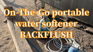 How to back flush a OnTheGo portable water softener [upl. by Htebaile317]