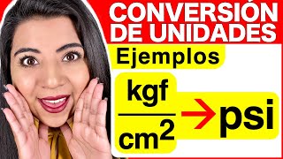 CONVERTIR de kgfcm2 a PSI [upl. by Serene950]