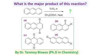 MCQ82 About Anthracene oxidation by Dr Tanmoy Biswas PhD For IITJEE NEET BSMS and IITJAM [upl. by Lerner915]