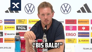 Ende für Gündogan beim DFB Das sagt Nagelsmann 👀🗣️ [upl. by Aicert]