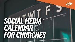 The Ultimate 7Day Social Media Calendar For Churches [upl. by Annawyt]