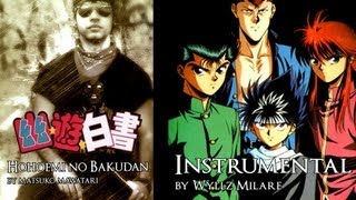 Yuyu Hakusho Opening 1  hohoemi no bakudan Guitar Instrumental [upl. by Palermo184]