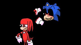 SonicEXE The Disater 12 Knuckles Hand Kick FtSigh really this pesky lag agian [upl. by Neerhtak]