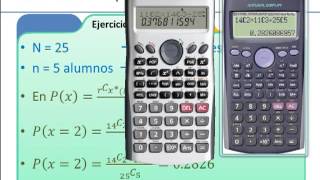 Distribución Hipergeométrica [upl. by Stearne]