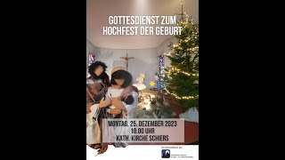 Gottesdienst am Weihnachtstag 2023 [upl. by Yemorej738]