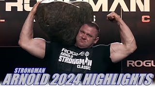 MATEUSZ KIELISZKOWSKI amp OSKAR ZIOLKOWSKI AT ARNOLD STRONGMAN 2024 [upl. by Killoran]