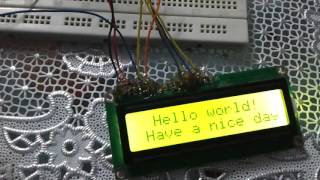 Interfacing PIC18F4550 with LCD display using CCS C compiler [upl. by Hctud25]