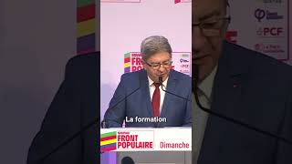 JeanLuc Mélenchon réagit aux résultats du premier tour des législatives [upl. by Lalise]