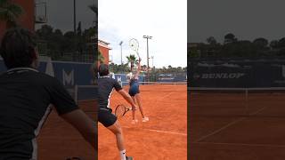 Master this slice serve technique and confuse your opponent 😵‍💫 tennis tenniscoach sliceserve [upl. by Jacquie885]