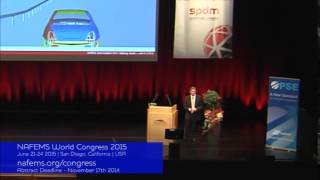 Steven Sirman from TATA Steel on Nafems World Congress [upl. by Etteneg]