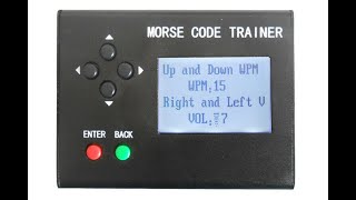 Morse Code Trainer Shortwave Ham Radio Telegraph CW Auto Key Station Transmitter [upl. by Meadows]