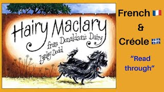 🐶 Learn French Hairy Maclary from Donaldson’s dairy 🥛 🐕‍🦺 French amp Créole [upl. by Hnilym]