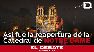 Vive los momentos más icónicos de la reapertura de Notre Dame con este vídeo resumen [upl. by Huston394]