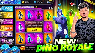 Free Fire I Got All Old To New Dino 😍In Dino Royale In 75 Diamonds💎 Garena Free Fire [upl. by Anaujit]