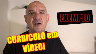 Vídeo Curriculo como fazer exemplo [upl. by Vacla23]