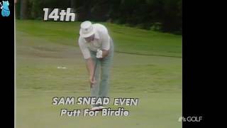 Sam Snead Final Round Golf Highlights 1974 PGA Championship [upl. by Glanti720]