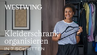 Endlich Ordnung im Kleiderschrank  7 Tipps fürs Kleiderschrank Organisieren amp Ausmisten  Howto [upl. by Vudimir]