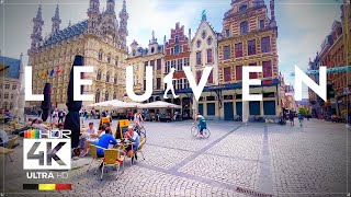 Walking in Leuven The Students City  Belgium 2023  4K HDR [upl. by Lilas]