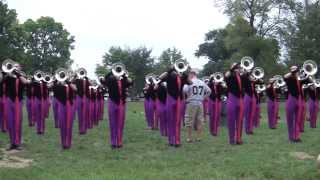 Slow Motion Carolina Crown Hornline 2013  Indianapolis IN [upl. by Lednor11]