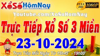 Trực Tiếp Xổ Số Ngày 23102024 Xổ Số Hôm Nay KQXS Miền Nam XSMN Miền Trung XSMT Miền Bắc XSMB [upl. by Hightower957]