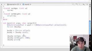 Objective C Programming Tutorial  6  Creating an Object [upl. by Adnamahs829]