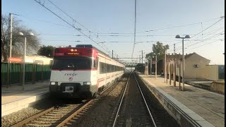 CAB RIDE Benacazón a Sevilla Tren Renfe Cercanías  Time Lapse [upl. by Akehs167]