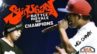 R2A SUNUGAN BATTLE ROYALE Mel Christ vs Gerald Bato vs LiL Ron [upl. by Anitsuga681]