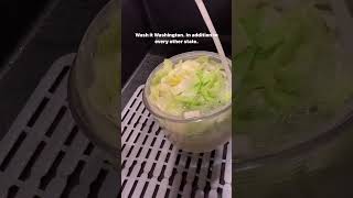 Clean and spin your greens for your Caesar Saladcleaninghacks lettuce romaine caesarsalad [upl. by Elna]