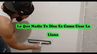 Te enseño como usar correctamente la llana al aplicar cemex multiplast para un acabado 100 liso [upl. by Wheeler280]