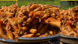 How To Make Delicious Organic Penne Pasta with minced Beef without oil OrganicPastaweekly [upl. by Schofield864]