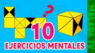 10 ejercicios mentales con respuestas  Nivel Dificil l DenisTec [upl. by Eneja]