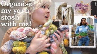 Organising my yarnstash  send help please [upl. by Nogras851]