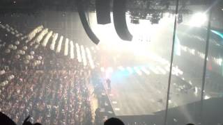 Drake brings out Kanye west  Pop style  Chicago Summer Sixteen Tour [upl. by Aitnas]