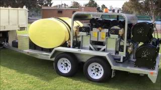 Jetwave technologically advance 4 Operator Pressure Washer Trailer Mount [upl. by Jacobo]