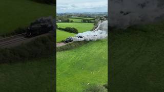 TWO CASTLES ATTACKING Rattery Bank train steamtrain shortsvideo shorts [upl. by Ezar730]