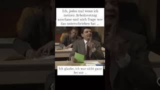 Der Arbeitsvertrag 🔷😅 deutschland germany deutsch german funny [upl. by Bogie]