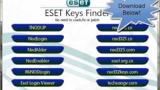 Eset Nod 32 license keyfinder v65 [upl. by Drarehs]